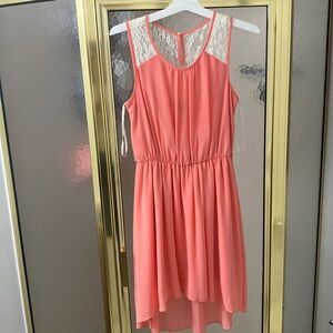 Peach summer dress